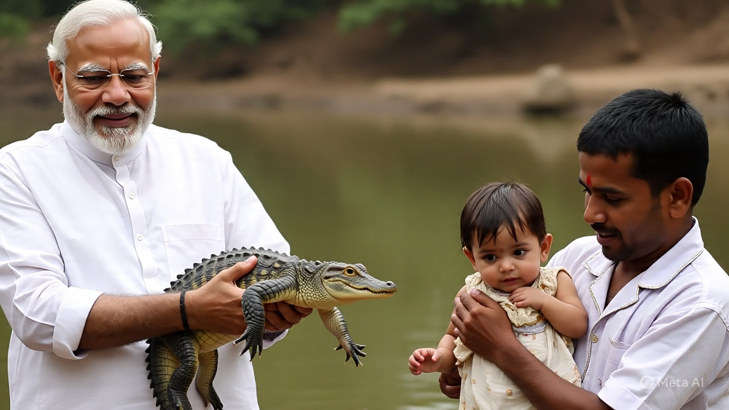 modi aur magar machh